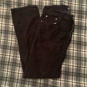 Navy Blue Corduroy Pants Gap 33/34–Like New